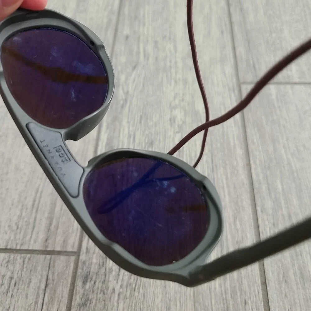 Vuarnet Ice Glacier Sunglasses Matte Green with Brown Lenses - Picture 12 of 13